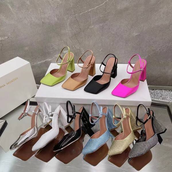 Amina Muaddi Shoes ANS00072 Heel 9.5CM